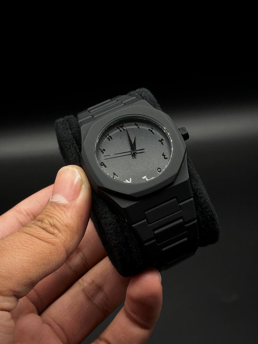 Buy & Thrive™Black Arabic Aura Watch