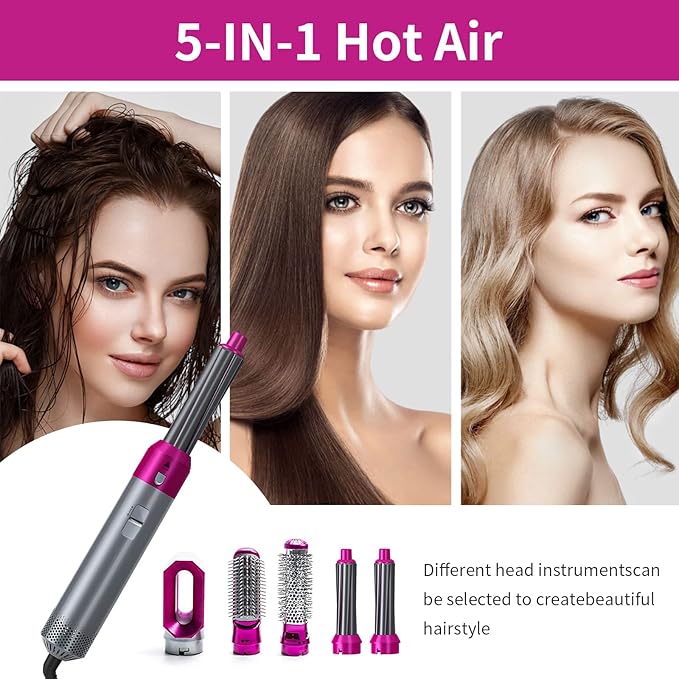 Buy & Thrive™ Hot Hair Brush 5 in 1 – فرشاة الشعر الساخنة 5 في 1