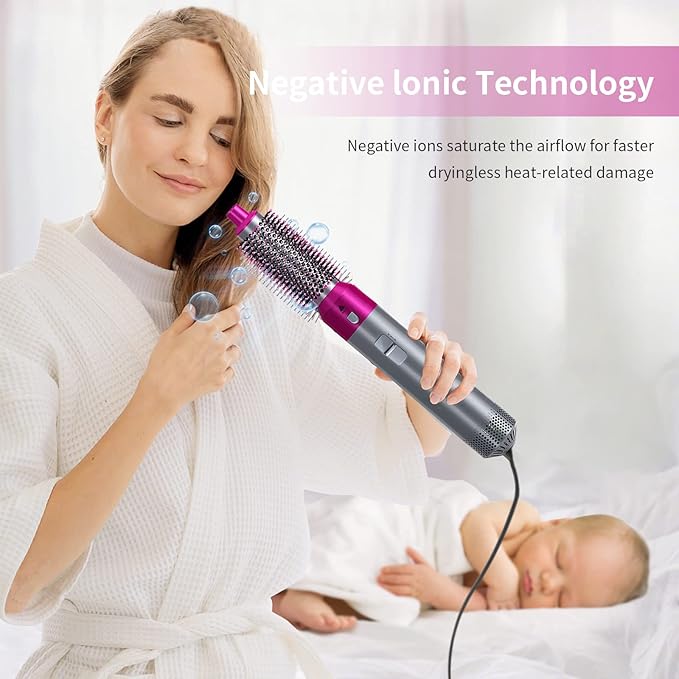 Buy & Thrive™ Hot Hair Brush 5 in 1 – فرشاة الشعر الساخنة 5 في 1