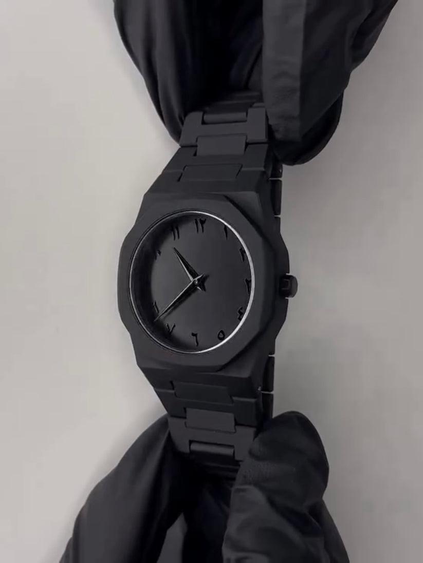 Buy & Thrive™Black Arabic Aura Watch